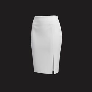 Bebe White Pencil Skirt